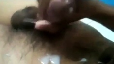 Horny filipino jerks till he cums..