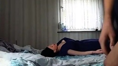 Die geile Lea wieder im Ehebett Lovedoll Gummipuppe