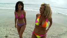 Blonde On A Beach Outdoor Sex