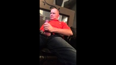 Str8 daddy jerking watching porn