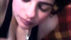 Arab Hot Gf Sucking Her Bf Dick