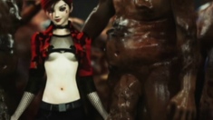 3d Girls Vs Giants With Monsters Cocks!