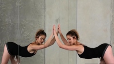 Petite Flexible Nude Ballerina Practiced
