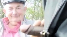 Grandpa in park