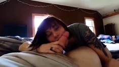Gorgeous Short Haired French Girl On Top