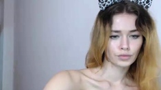 Webcam Busty Blonde Babe Dildo Fuck