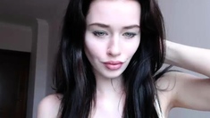 Hottest brunette solo webcam masturbation 2