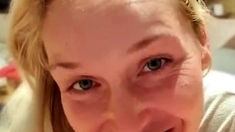 Amateur Blonde Blowjob CIM