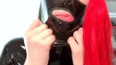 Amateur wild chick solo masturbation