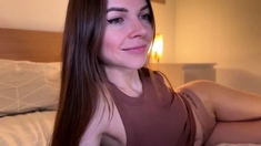 Close up teen masturbation