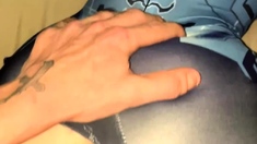 Big ass anally plugged and pounded doggystyle from his POV