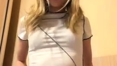 Amateur Blonde Teen Plays Solo with Toy Webcam Porn