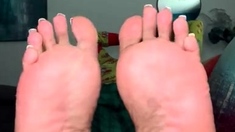 Amateur striptease and Solo masturbation