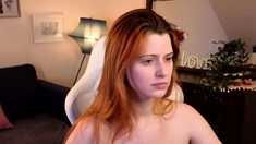 Amateur redhead Russian teen