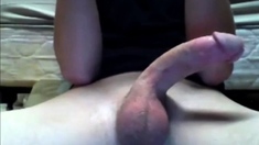 Big-cock Twink Shows Off His Circumcised Mushroom Head