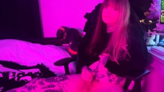 Solo Ebony Masturbation Shemale Cumming