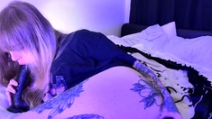 Beautiful Sonya having a horny solo toy masturbation