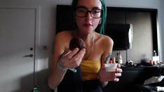 Hottest brunette solo webcam masturbation 2