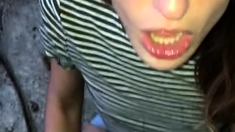 Hot amateur teen blowjob and facial HD video