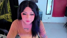 Hottest brunette solo webcam masturbation 2