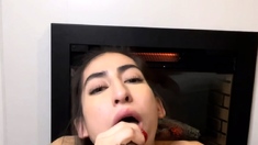 Hot Brunette Girlfriend POV Blowjob