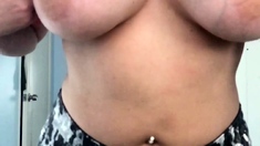 Beautiful blonde nanny and big boobed blonde MILF get pumped