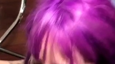 Shae Summers fucking a big cock close up