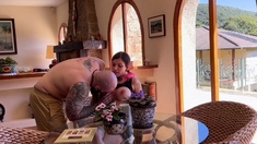 Bareback anal sex with flaming brunettes with big boobs