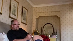 Busty Redhead Milf Fingering Pussy