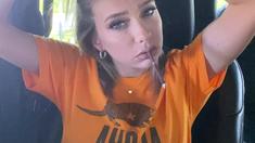 Solo masturbation of a beautiful amateur blonde