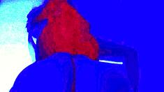 Amateur striptease and Solo masturbation
