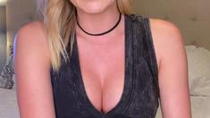 Amateur blond girl with big boobs getting fucked