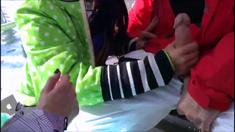 Amateur teen outdoor blowjob