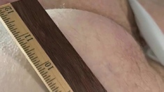 Spreading amateur ass wide POV