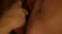 Amateur close up ass toying