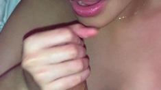 Amateur girl blowjob cumshot for cash 03