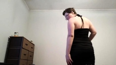 Stacked brunette goes solo toys and masturbation