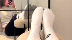 Maitresse Madelines Solo Foot Fetish Pov