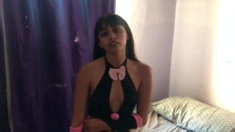 Dressed As A Bunny Teasing Me And Asking Me To Hit Her In