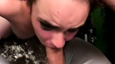 Horny Baseball Player Has A Slutty Brunette Blowing His Long Stick