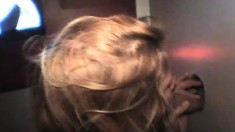 Lustful Cowgirl Works Her Mouth And Her Hairy Snatch On Mystery Poles