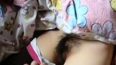 Hairy pussy fingering gf sucks pov