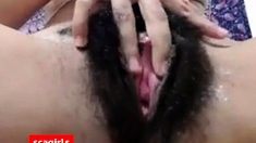 extrem hairy and stinky cam-slut