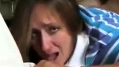 Mom's First Time Crying Anal