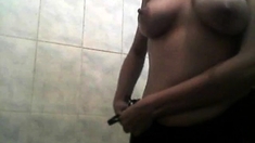 Hot Bangla Vabi Stripping In Bathroom