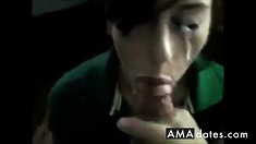 18 Yo Teen Amateur Blowjob Facial