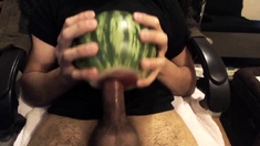 Fucking a Watermelon