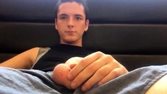 Sweet Boy Wank His Dick