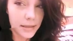 Girl Uses Cucumber In Restroom